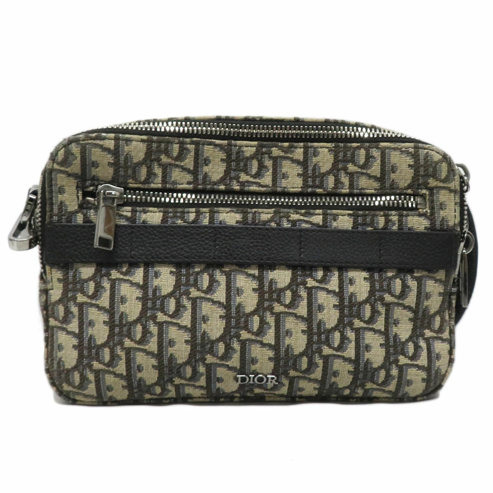 Dior Messenger Bag Safari Jacquard Weave Shoulder